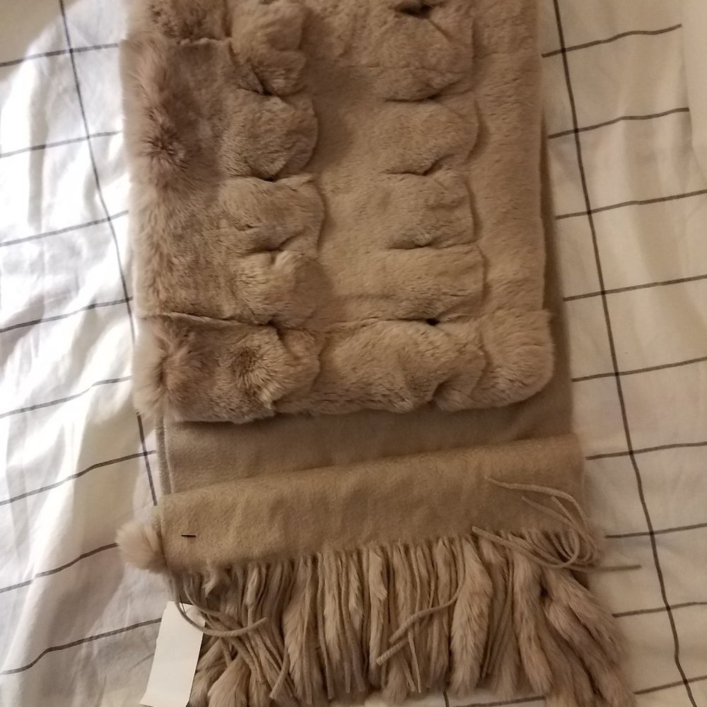 Barami Beige Shawl Wrap